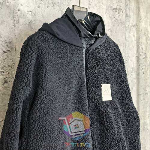 ז'קט רוח Balenciaga עם ברדס, שחור ולבן 4
