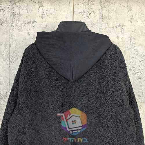 ז'קט רוח Balenciaga עם ברדס, שחור ולבן 5