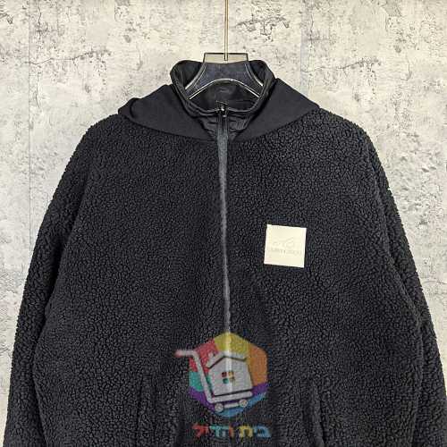 ז'קט רוח Balenciaga עם ברדס, שחור ולבן 8