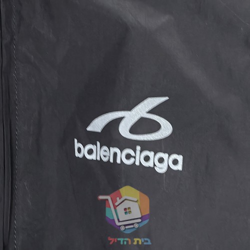 ז'קט רוח Balenciaga עם ברדס, שחור ולבן 14