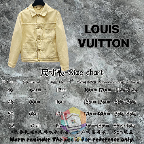 Denim-Set Louis Vuitton in Blassgelb, Jacke und Cargohose 30