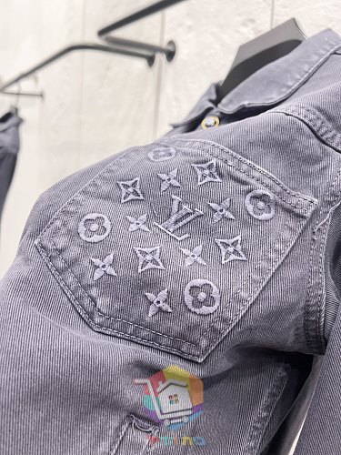 Denim-Set Louis Vuitton in Indigo, Jacke und Hose 5
