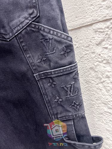 Denim-Set Louis Vuitton in Indigo, Jacke und Hose 12