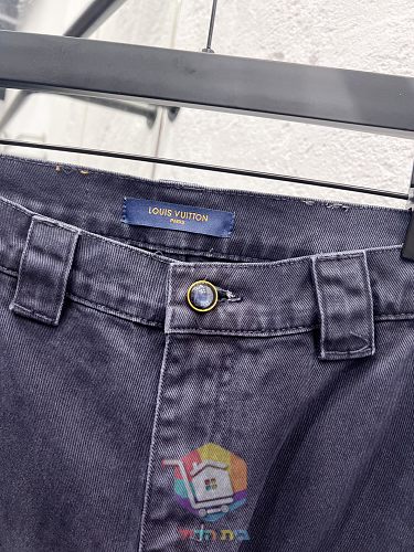 Denim-Set Louis Vuitton in Indigo, Jacke und Hose 14
