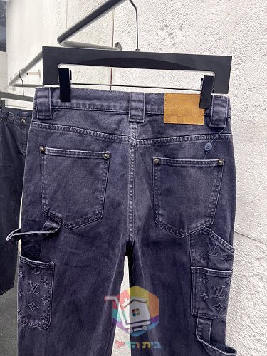 Denim-Set Louis Vuitton in Indigo, Jacke und Hose 15