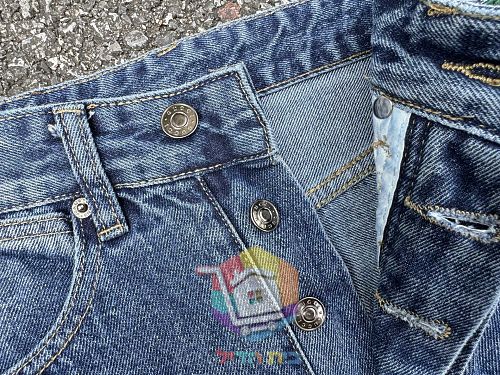 Jeans Gucci mit Seitenstreifen in zwei Farben 12