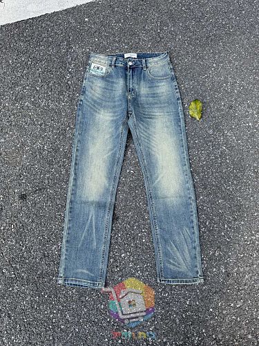 Straight-Jeans Balenciaga in gewaschener Optik