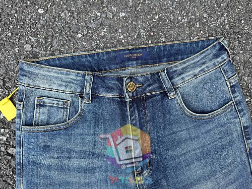 Straight-Jeans Louis Vuitton in gewaschener Optik 8