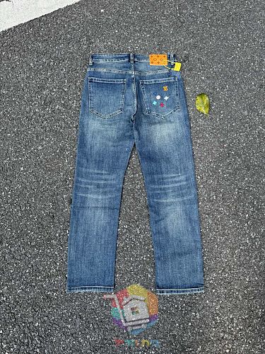 Straight-Jeans Louis Vuitton in gewaschener Optik 9
