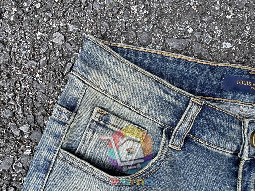 Straight-Jeans Louis Vuitton in gewaschener Optik 21