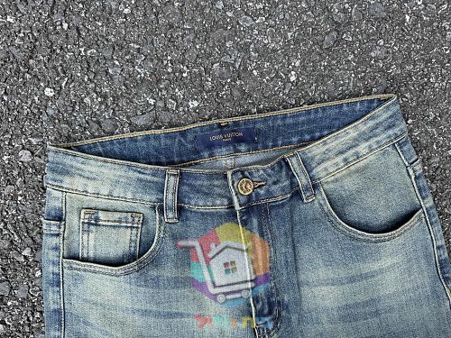 Straight-Jeans Louis Vuitton in gewaschener Optik 22