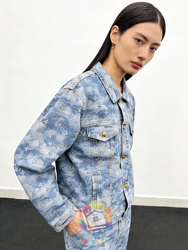 Denim-Set Louis Vuitton in Monogram, Jacke und Hose 2