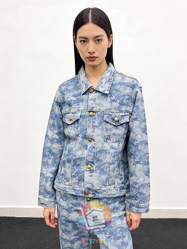 Denim-Set Louis Vuitton in Monogram, Jacke und Hose 3
