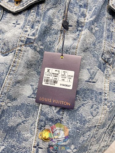 Denim-Set Louis Vuitton in Monogram, Jacke und Hose 4