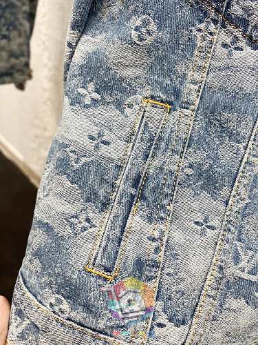 Denim-Set Louis Vuitton in Monogram, Jacke und Hose 6