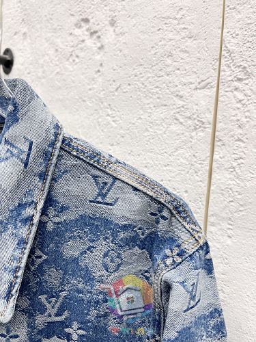 Denim-Set Louis Vuitton in Monogram, Jacke und Hose 7