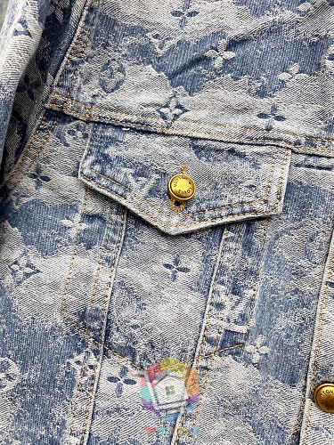 Denim-Set Louis Vuitton in Monogram, Jacke und Hose 8