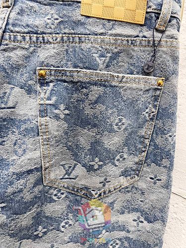 Denim-Set Louis Vuitton in Monogram, Jacke und Hose 13