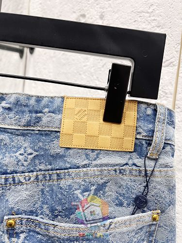 Denim-Set Louis Vuitton in Monogram, Jacke und Hose 15