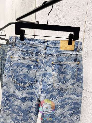 Denim-Set Louis Vuitton in Monogram, Jacke und Hose 17