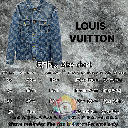 Jeansjacke Louis Vuitton mit Damier-Muster 10