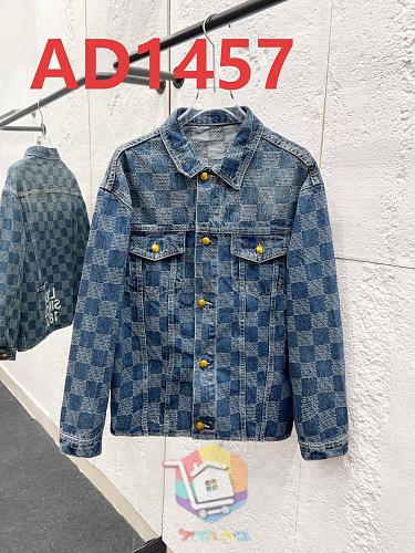 Jeansjacke Louis Vuitton mit Damier-Muster 12