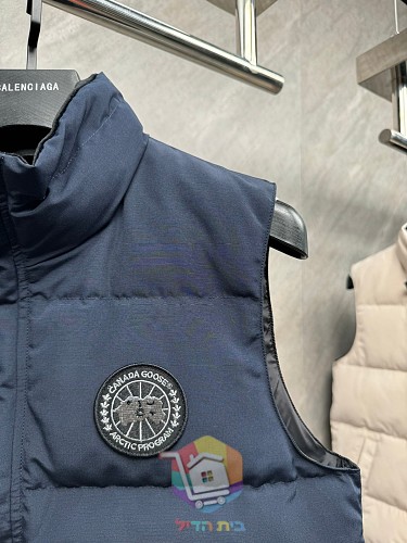 וסט פוך Canada Goose, שמנת, שחור 16