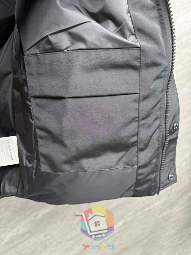 וסט פוך Canada Goose, שמנת, שחור 20