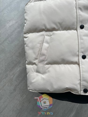 וסט פוך Canada Goose, שמנת, שחור 31