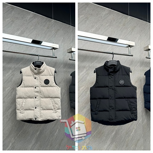 וסט פוך Canada Goose, שמנת, שחור 38