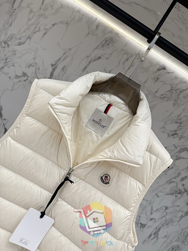 וסט פוך Moncler Contrin, שמנת, שחור 11