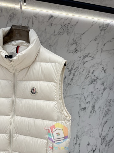 וסט פוך Moncler Contrin, שמנת, שחור 13