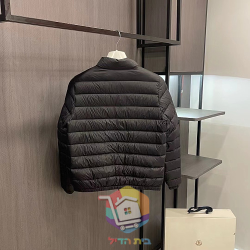 מעיל פוך קצר Moncler Lans לנשים, שחור, שמנת, ורוד 1