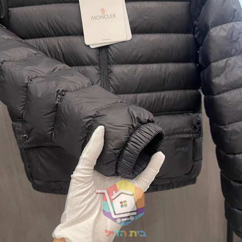 מעיל פוך קצר Moncler Lans לנשים, שחור, שמנת, ורוד 4