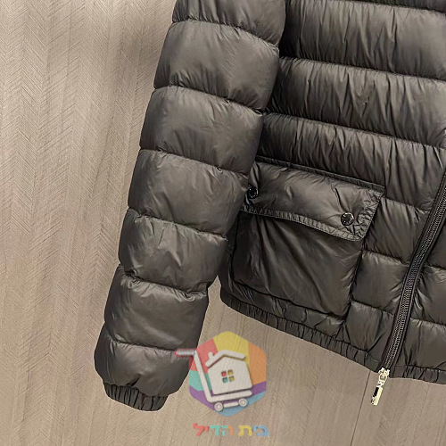 מעיל פוך קצר Moncler Lans לנשים, שחור, שמנת, ורוד 6