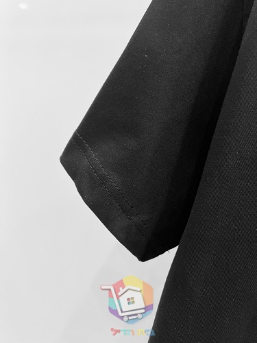 T-shirt Louis Vuitton con scritta ricamata, nero 4