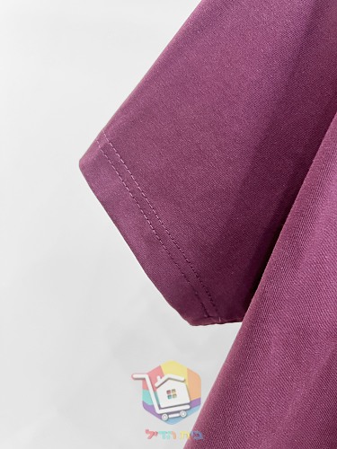 T-shirt Louis Vuitton con logo in rilievo, viola 4