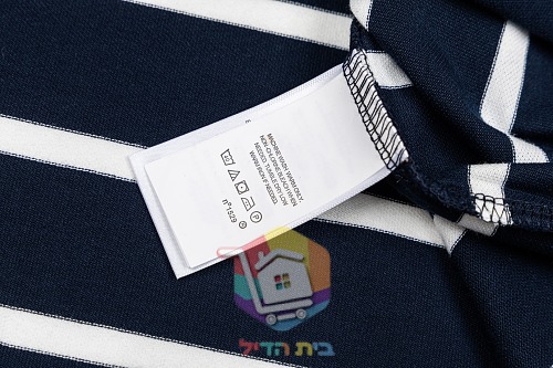 חולצת פולו Polo Ralph Lauren בפסים, כחול כהה ולבן 10