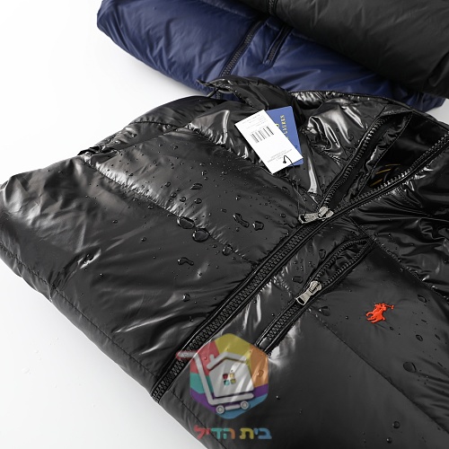 ז'קט פוך Polo Ralph Lauren Gorham מבריק שחור 3