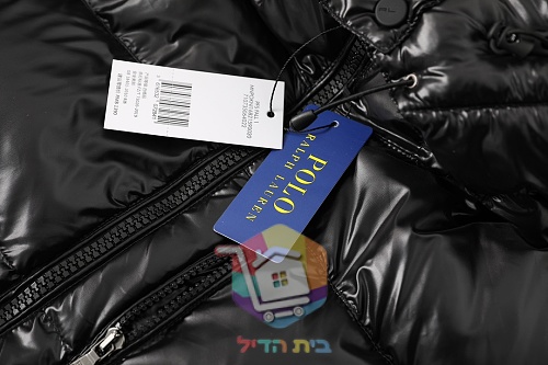 ז'קט פוך Polo Ralph Lauren Gorham מבריק שחור 11