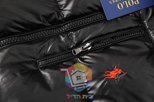 ז'קט פוך Polo Ralph Lauren Gorham מבריק שחור 13