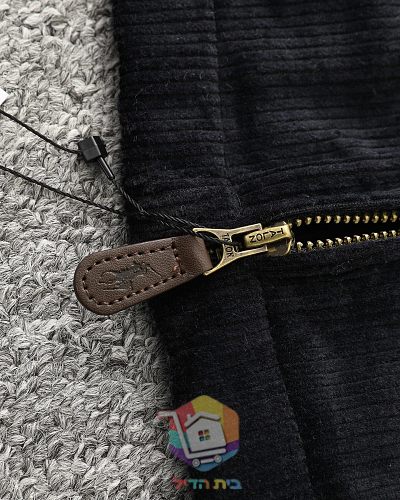 ז'קט קורדרוי Polo Ralph Lauren עם בטנה משובצת, שחור, חום 16