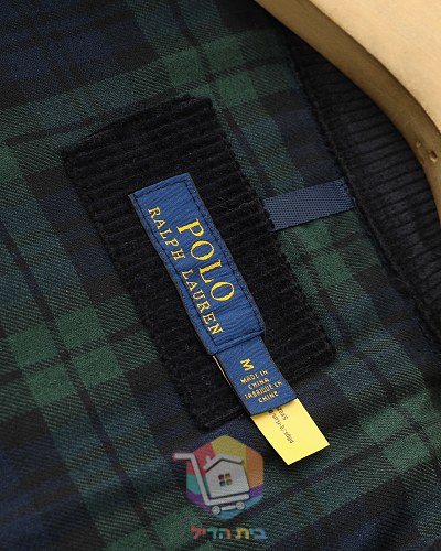 ז'קט קורדרוי Polo Ralph Lauren עם בטנה משובצת, שחור, חום 17