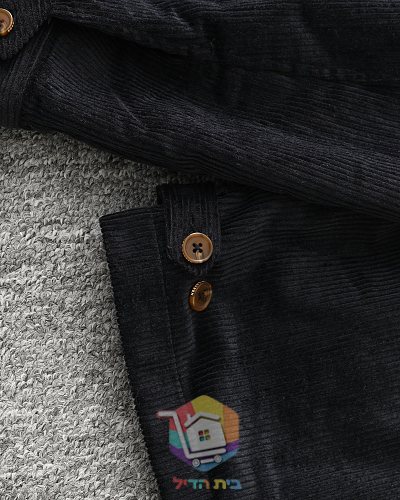 ז'קט קורדרוי Polo Ralph Lauren עם בטנה משובצת, שחור, חום 20