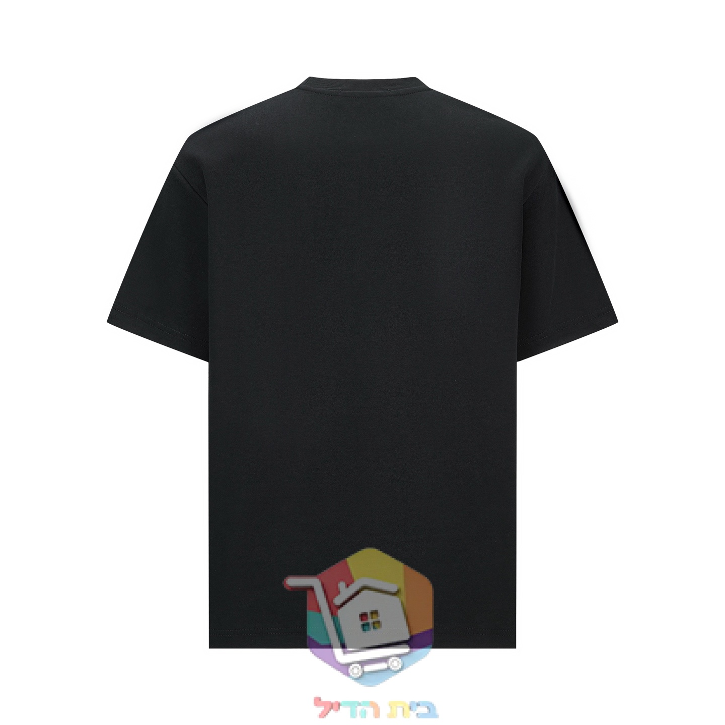 חולצת טי Gucci עם הדפס לוגו, שחור