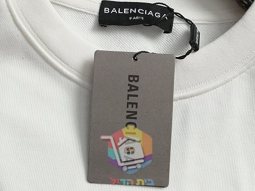 Felpa Balenciaga con stampa poker, nero o bianco 17