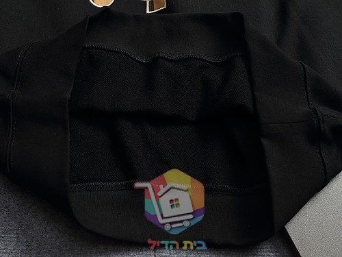 סווטשירט Burberry עם מונוגרם TB שחור, לבן 5