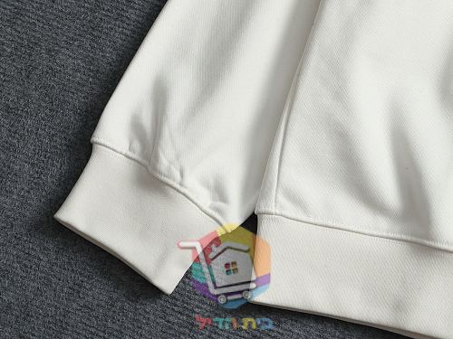 סווטשירט Burberry עם מונוגרם TB שחור, לבן 17