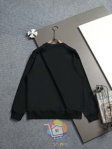 סווטשירט Prada Technical Cotton שחור, לבן, אפור 1