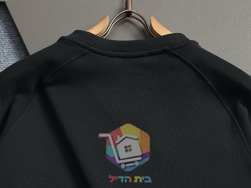 סווטשירט Prada Technical Cotton שחור, לבן, אפור 2